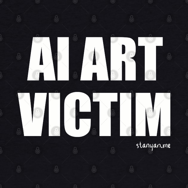 AI Art Victim by zombicatures